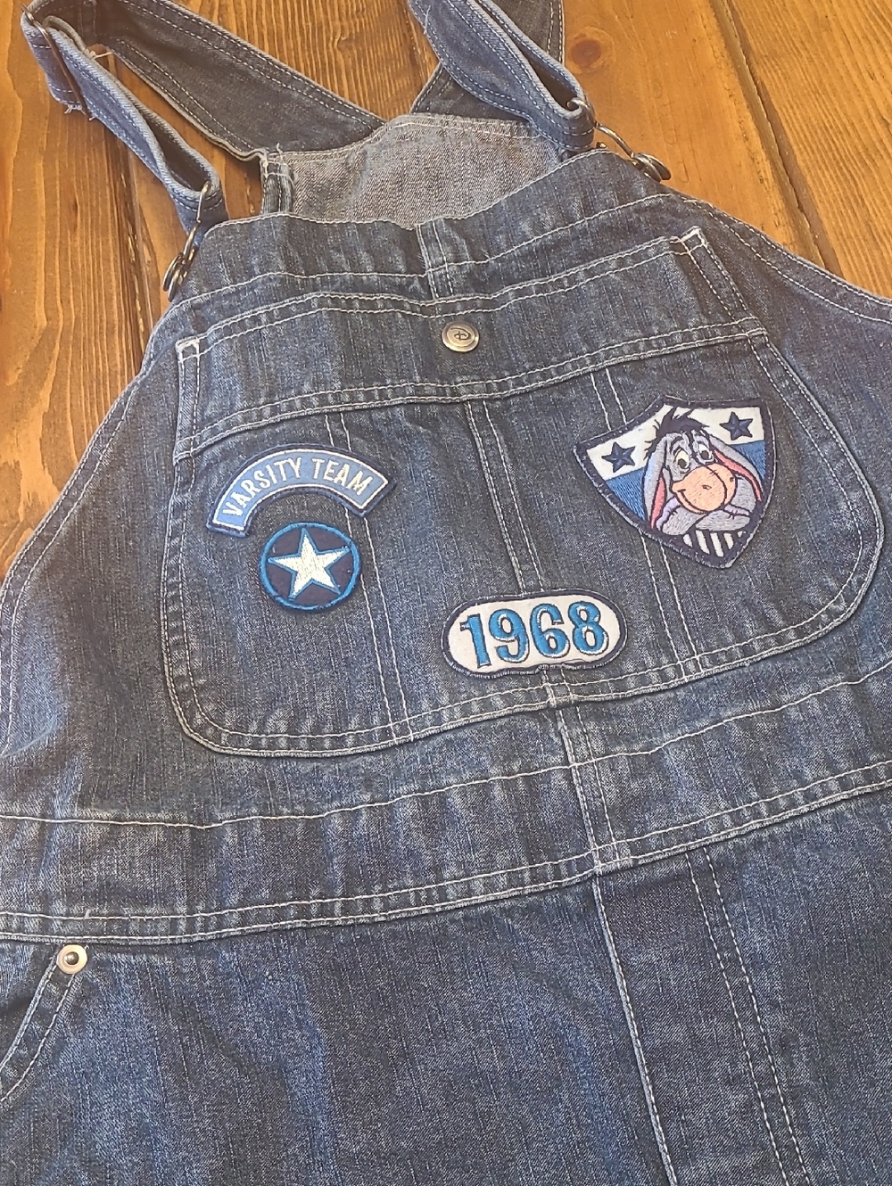 Y2K Disney Plus Eeyore overalls 1X